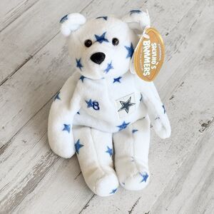 Vintage 1999 Salvino’s Bammers Troy Aikman #8 Dallas Cowboys Bear NFL Plush NWT